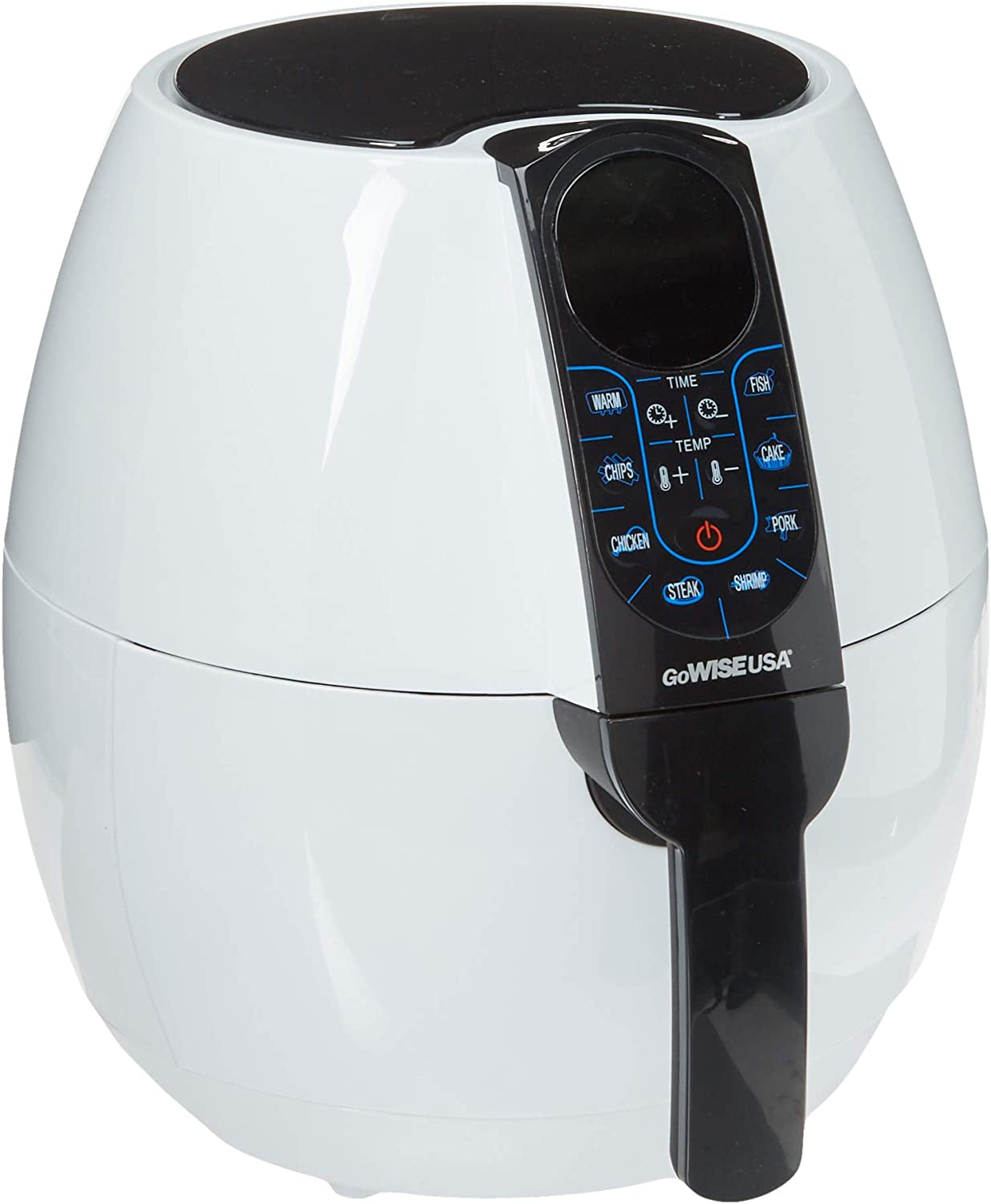 3.7-Quart Programmable Air Fryer with 8 Cook Presets, GW22638 - Black